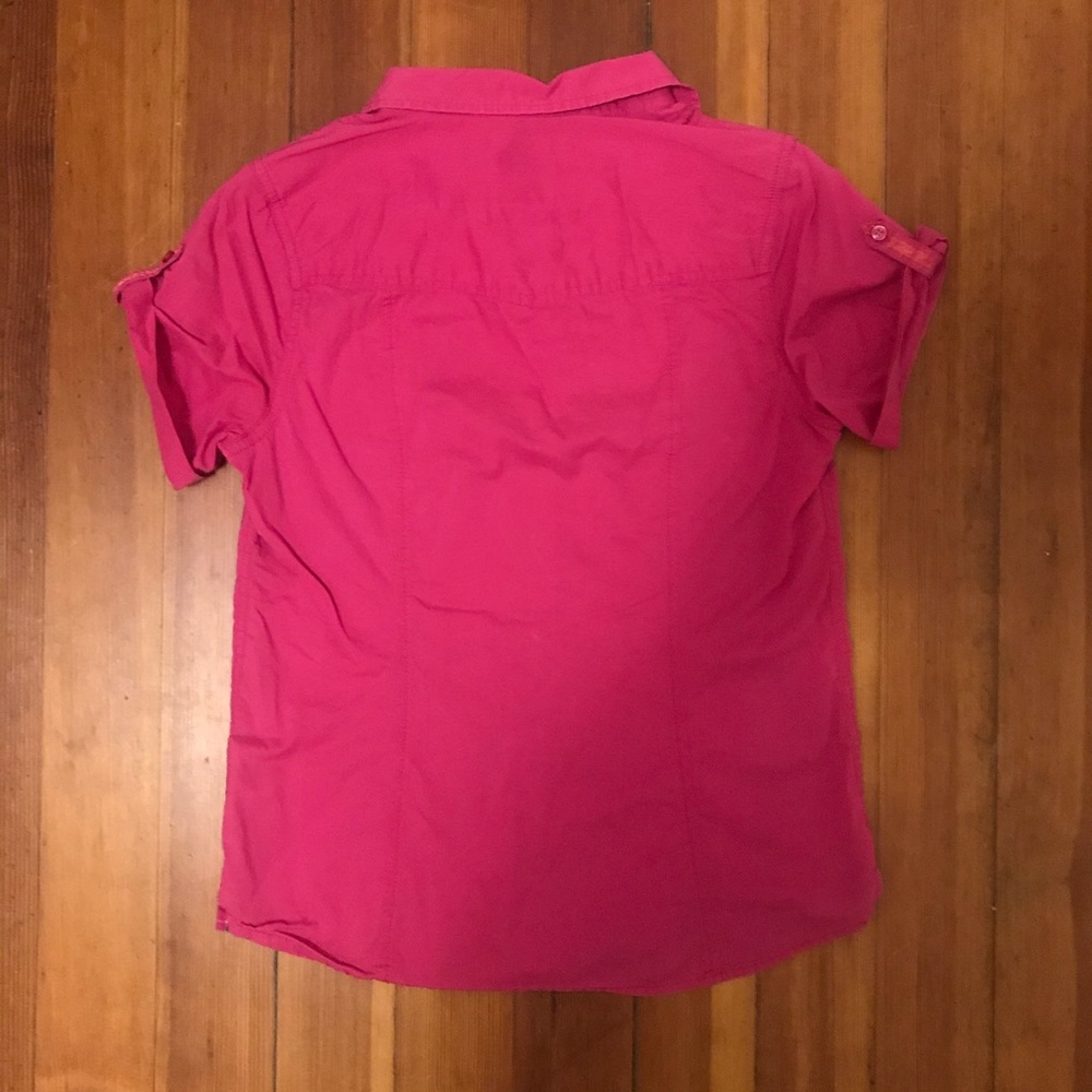 Hot Pink Button Down💖 - Picture 2 of 2
